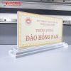 Biển Chức Danh Mica Đế 2 Cấp 5