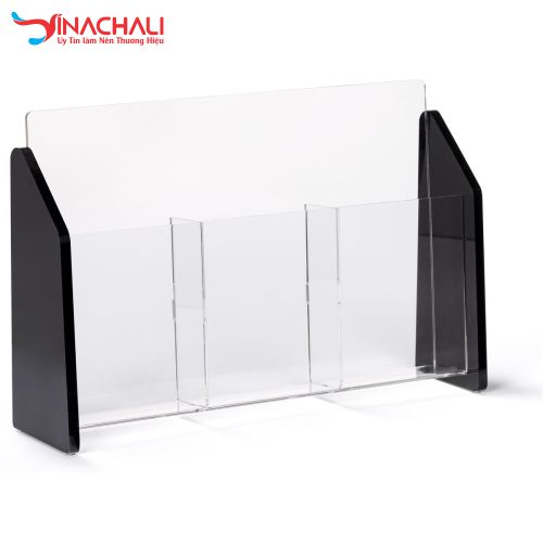 Kệ Mica Đựng Tờ Rơi 3 Ngăn 2