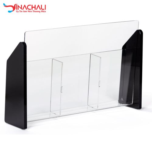 Kệ Mica Đựng Tờ Rơi 3 Ngăn 3