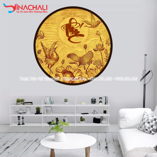 Tranh Trúc Chỉ Tròn - TTCT 63 2