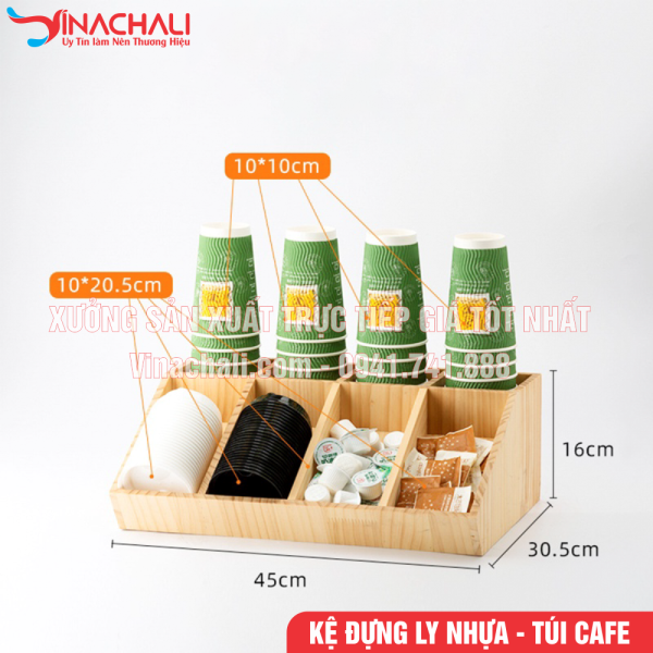 Khay Đựng Ly Nhựa, Ly Trà Sữa, Kệ Để Đồ Pha Chế Trong Nhà Hàng, Quán Trà Sữa, Quán Cafe - KTS11 1