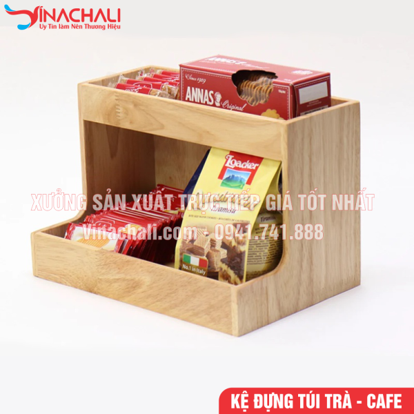 Kệ Để Túi Trà, Túi Cafe Gói, Đường, Sữa, Đồ Pha Chế Trong Nhà Hàng, Quán Cafe, Quán Trà Sữa - KTS10 2