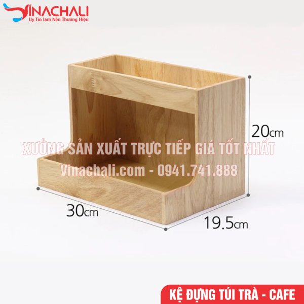 Kệ Để Túi Trà, Túi Cafe Gói, Đường, Sữa, Đồ Pha Chế Trong Nhà Hàng, Quán Cafe, Quán Trà Sữa - KTS10 9