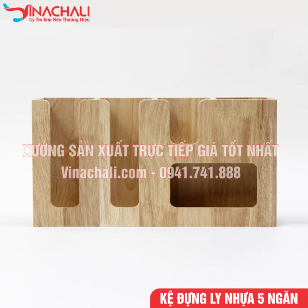 Kệ Đựng Ly Nhựa, Ly Trà Sữa, Khăn Giấy, Đường, Sữa 5 Ngăn Cho Nhà Hàng, Quán Cafe, Quán Trà Sữa - KTS09 8