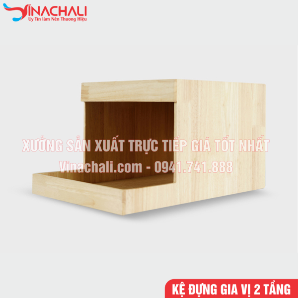 Kệ Đựng Đồ Gia Vị, Đồ Pha Chế Nhà Hàng 2 Tầng - KTS17 6