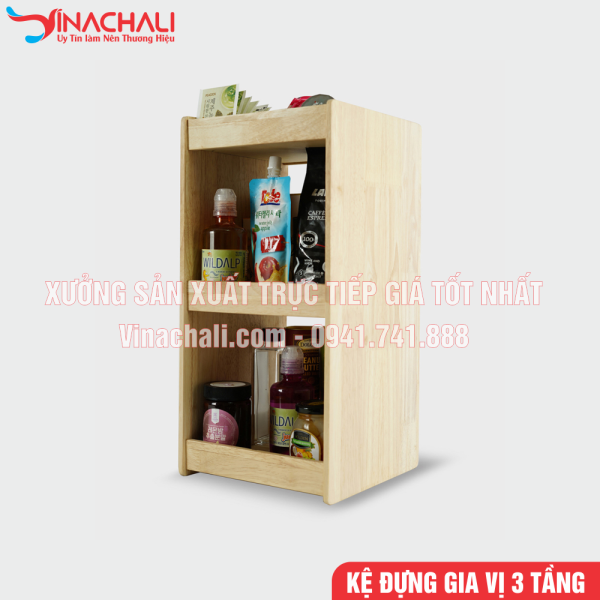 Kệ Để Đồ Gia Vị, Đồ Pha Chế Trong Nhà Hàng, Quán Cafe, Quán Trà Sữa - KTS15 1