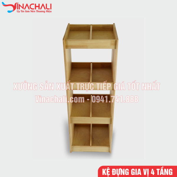 Kệ Đựng Đồ Pha Chế, Đồ Gia Vị 4 Tầng - KTS16 7