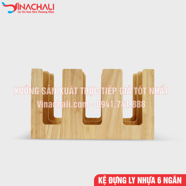 Khay Đựng Ly Trà Sữa, Kệ Để Ly Nhựa, Ly Giấy 6 Ngăn - KTS14 3