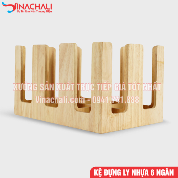 Khay Đựng Ly Trà Sữa, Kệ Để Ly Nhựa, Ly Giấy 6 Ngăn - KTS14 4