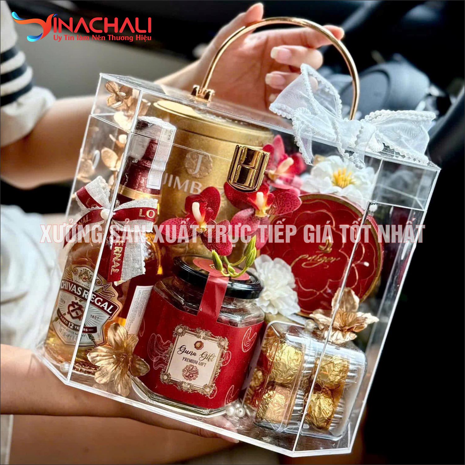 hop-qua-tet-11 Hộp Mica Bát Giác Đựng Quà Tết 7