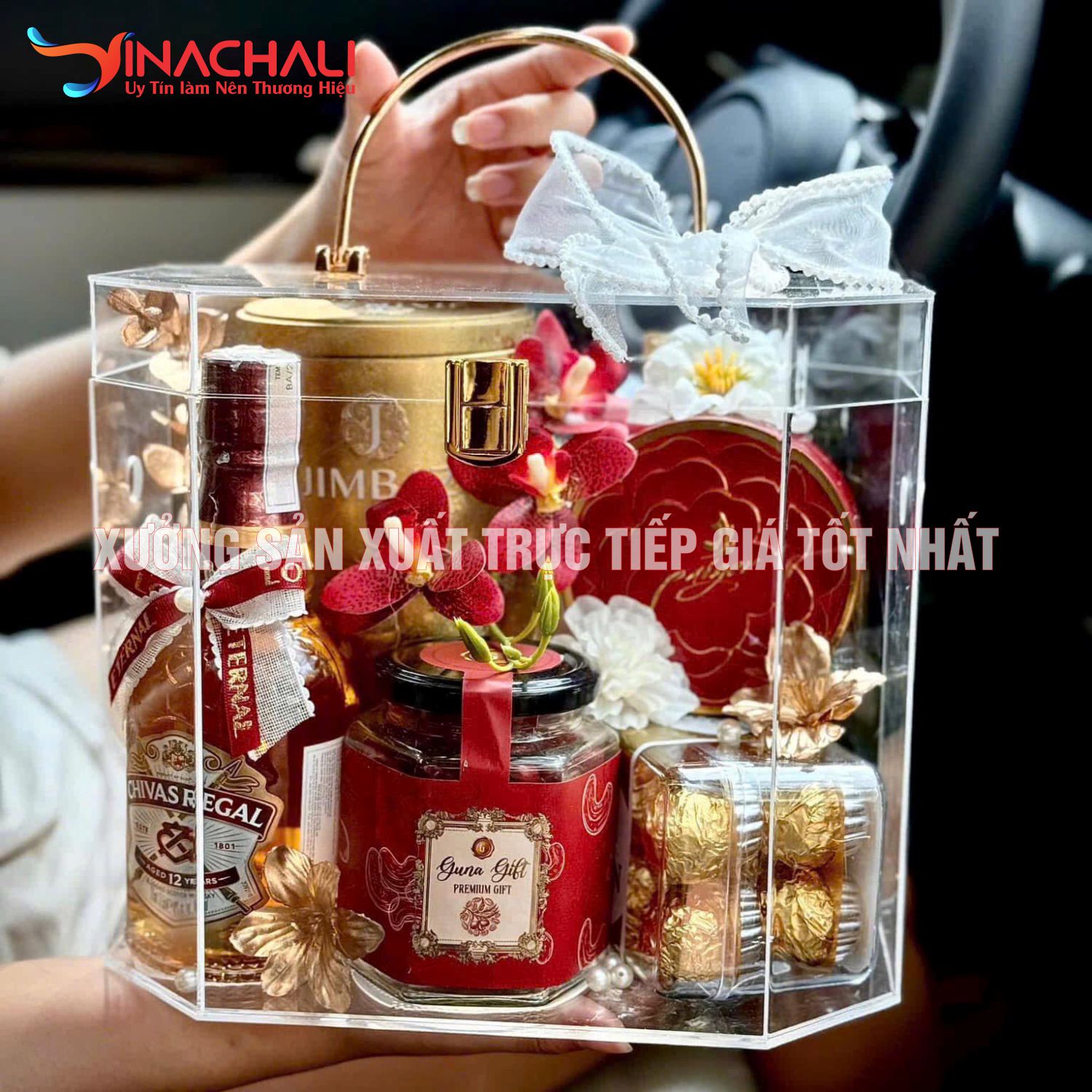 hop-qua-tet-9 Hộp Mica Bát Giác Đựng Quà Tết 2