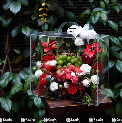 Lựa chọn mica phù hợp cho giỏ trái cây: mica trong suốt, mica màu