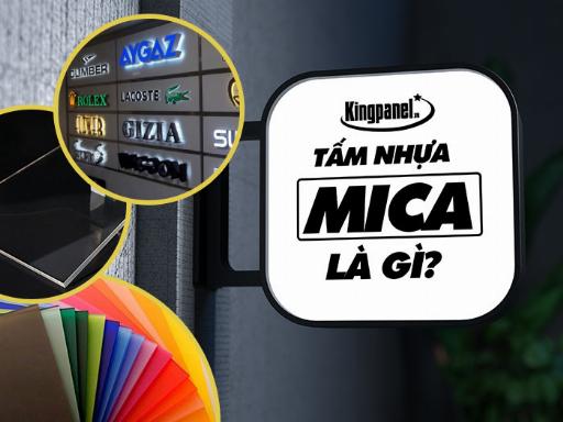 Tấm mica đèn led cho biển quảng cáo